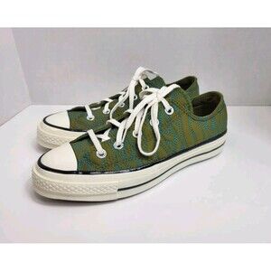 Converse Chuck Taylor Women's 6 Dark Moss 70 Low Top Runway Cable Quilted